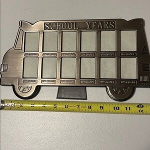 School Years Photo Frame - Silver